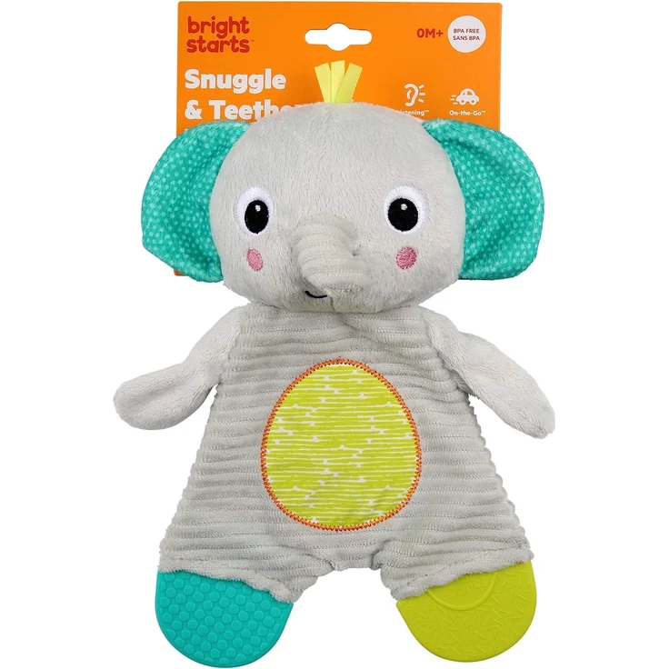 Bright Starts - Schmusetuch Snuggle & Teethe - Elefant – Bild 7