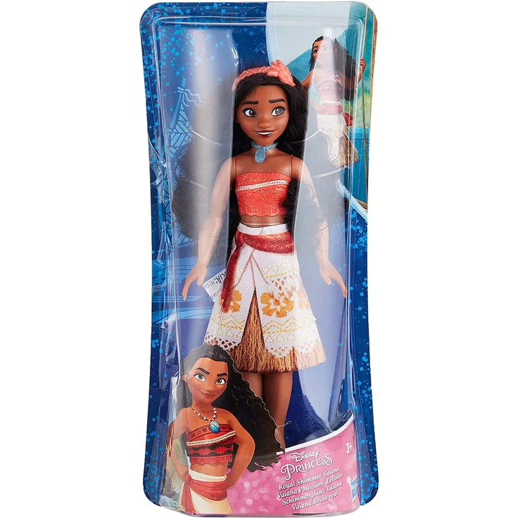 Hasbro Disney Princess E6737ES2 DPR Vaiana Modepuppe mit glitzerndem Rock, Mehrfarbig