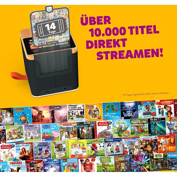 Tiger Media 'tigerbox TOUCH', ab 3 Jahren, inkl. Startpaket, mit Touchdisplay, Stereo-Klang und Nachtlicht, schwarz – Bild 4