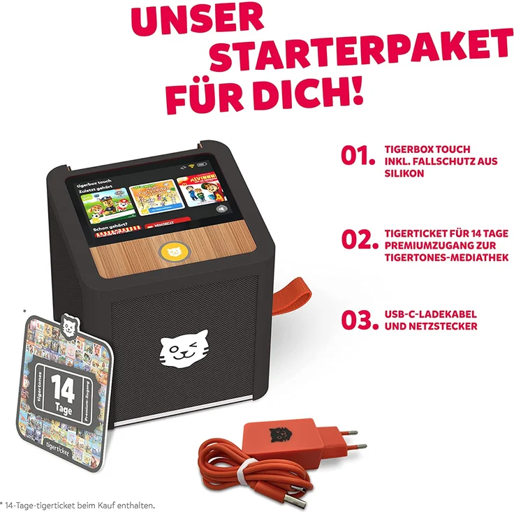 Tiger Media 'tigerbox TOUCH', ab 3 Jahren, inkl. Startpaket, mit Touchdisplay, Stereo-Klang und Nachtlicht, schwarz – Bild 6