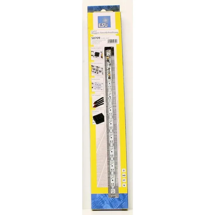 ESU 50709 Digital-Innenbeleuchtungs-Set gelb L 255 mm teilbar