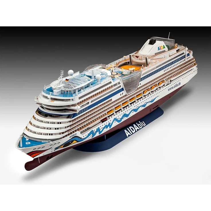 Revell Modellbausatz Schiff 1:400 - Cruiser Ship AIDAblu, AIDAsol, AIDAmar, AIDAstella im Maßstab 1:400, Level 5, originalgetreue Nachbildung mit vielen Details, Kreuzfahrtschiff, 05230 – Bild 12