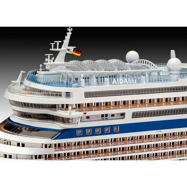 Revell Modellbausatz Schiff 1:400 - Cruiser Ship AIDAblu, AIDAsol, AIDAmar, AIDAstella im Maßstab 1:400, Level 5, originalgetreue Nachbildung mit vielen Details, Kreuzfahrtschiff, 05230 – Bild 5