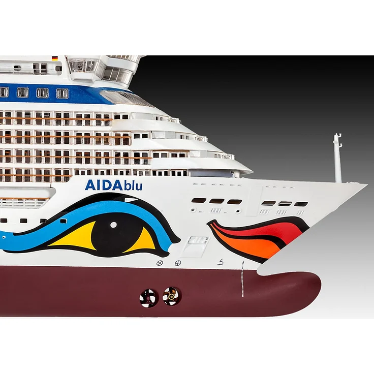 Revell Modellbausatz Schiff 1:400 - Cruiser Ship AIDAblu, AIDAsol, AIDAmar, AIDAstella im Maßstab 1:400, Level 5, originalgetreue Nachbildung mit vielen Details, Kreuzfahrtschiff, 05230 – Bild 4