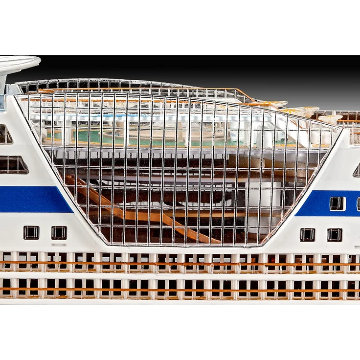 Revell Modellbausatz Schiff 1:400 - Cruiser Ship AIDAblu, AIDAsol, AIDAmar, AIDAstella im Maßstab 1:400, Level 5, originalgetreue Nachbildung mit vielen Details, Kreuzfahrtschiff, 05230 – Bild 7