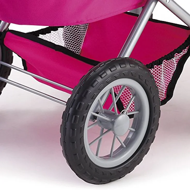 Bayer Design 13013 - Puppenwagen Trendy, rosa/blau – Bild 5