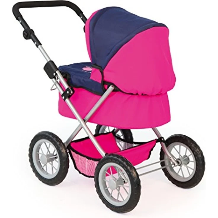 Bayer Design 13013 - Puppenwagen Trendy, rosa/blau – Bild 2