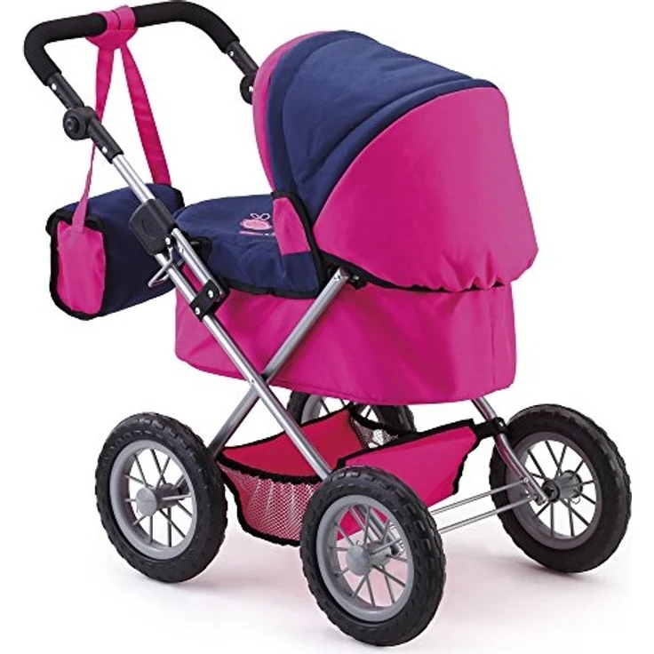 Bayer Design 13013 - Puppenwagen Trendy, rosa/blau – Bild 3