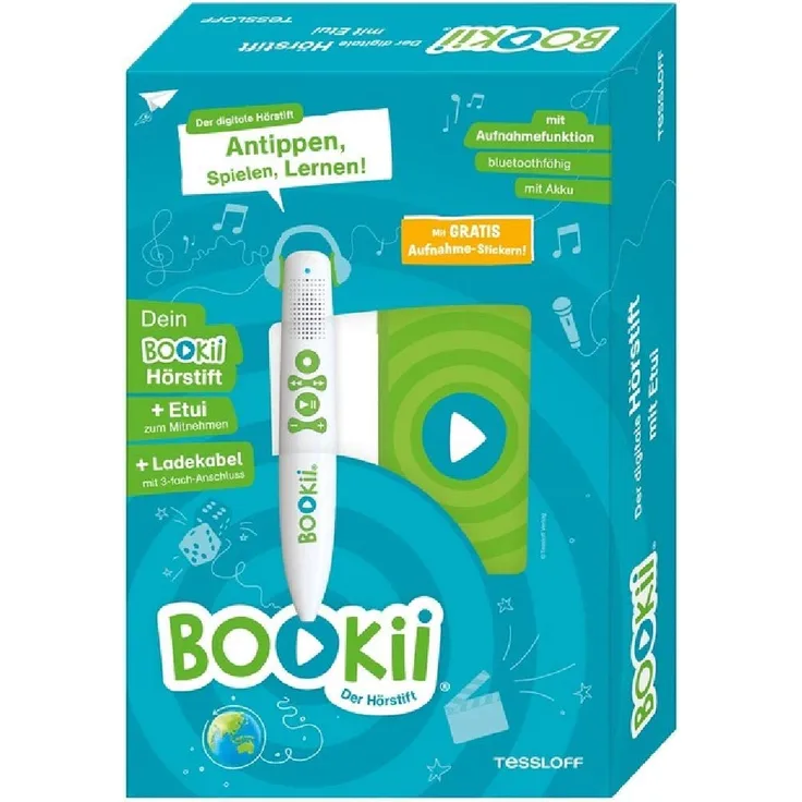 BOOKii Der Hörstift, mit vielen vorinstallierten Titeln und für alle weiteren Produkte der BOOKii-Welt!: Antippen, Spielen, Lernen!