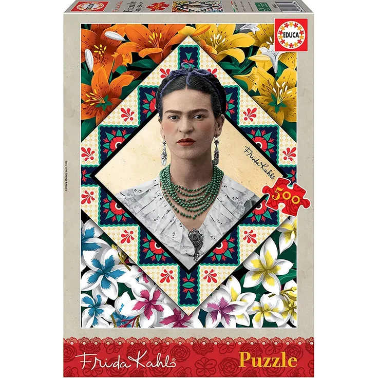 Educa 18483 Frida Kahlo 500 Puzzleteile