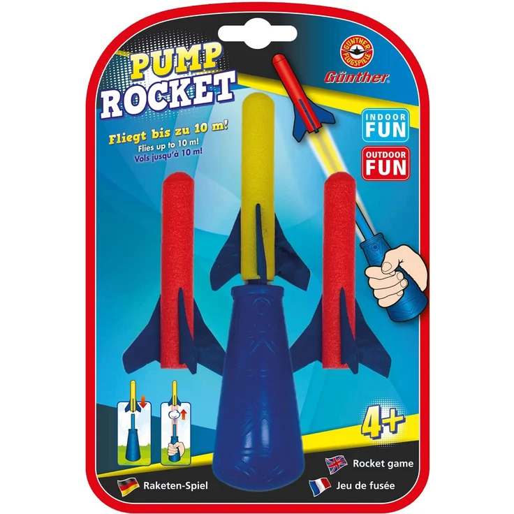 Mini Hand Pump Rocket, ab 4 Jahren – Bild 3