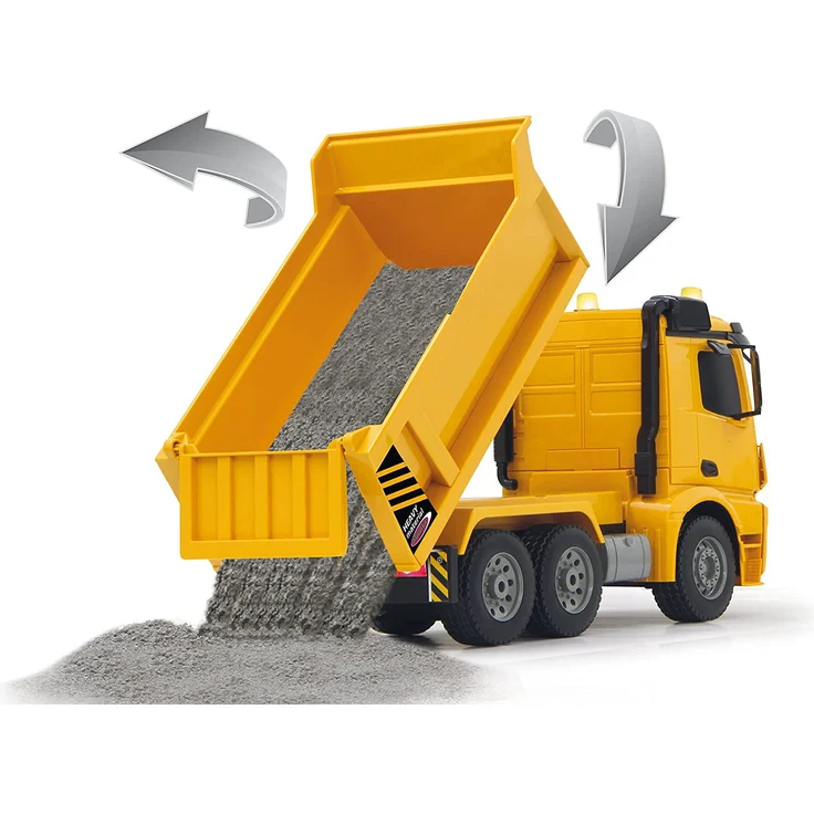 rC Mercedes-Benz Arocs 2. 4 Ghz gelb 1:20 Uhr – Bild 8