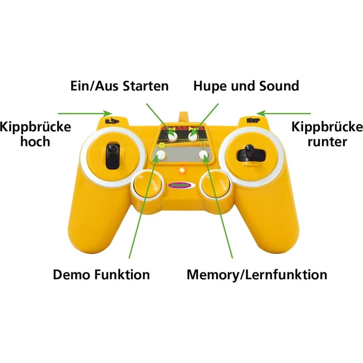 rC Mercedes-Benz Arocs 2. 4 Ghz gelb 1:20 Uhr – Bild 3