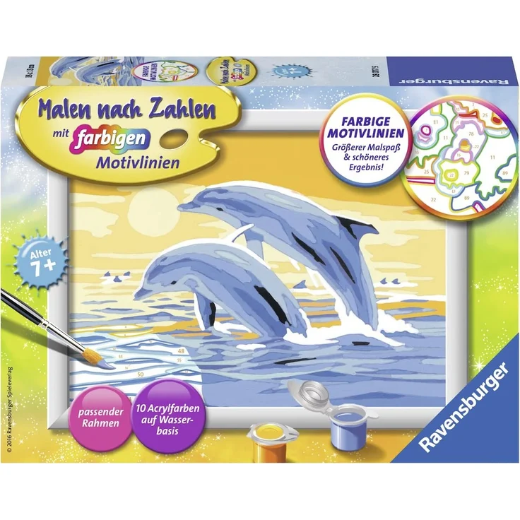 Ravensburger Malen nach Zahlen 28017 - Freunde des Meeres – Bild 4