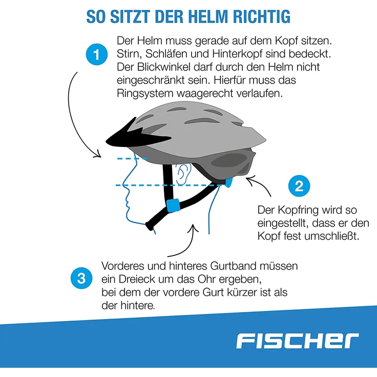 Fischer Fahrradhelm Kinder Space XS/S – Bild 3
