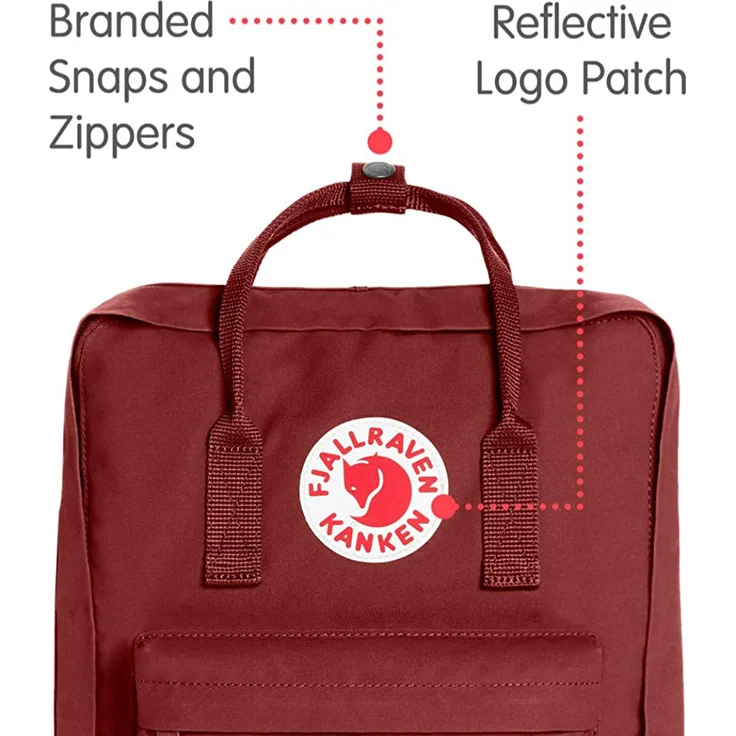 Fjällräven Kanken Classic Colors ox red - Größe 16 Liter – Bild 5