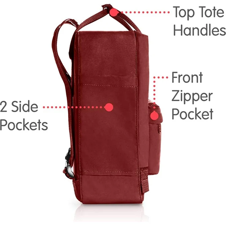 Fjällräven Kanken Classic Colors ox red - Größe 16 Liter – Bild 7