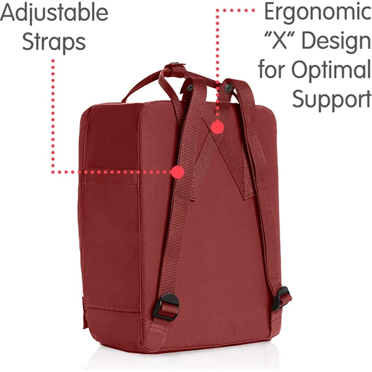 Fjällräven Kanken Classic Colors ox red - Größe 16 Liter – Bild 6