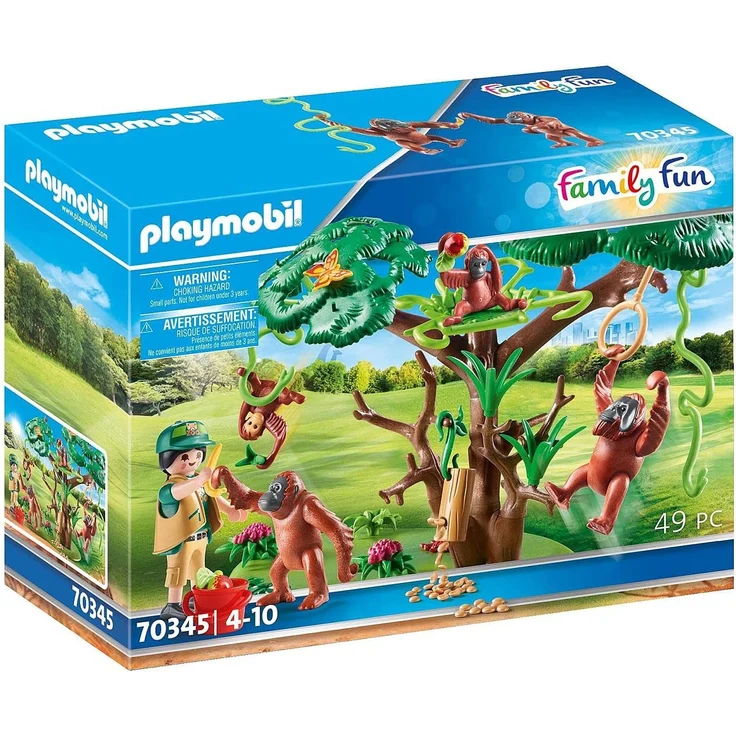 PLAYMOBIL 70345 Orang Utans im Baum, ab 4 Jahren – Bild 1