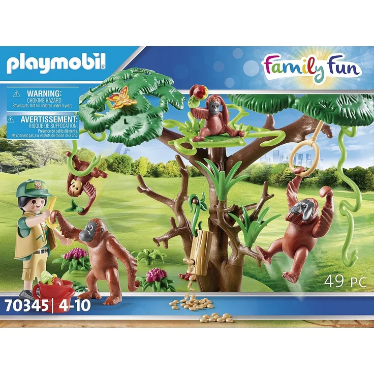 PLAYMOBIL 70345 Orang Utans im Baum, ab 4 Jahren – Bild 2