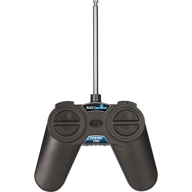 Revell Control RC Boot - ferngesteuert mit 40 MHz Fernsteuerung, kentersicher mit stabilem Rumpf, durch Sicherheitsschaltung laufen die Motoren nur im Wasser an, Batteriebetrieb - SPRING TIDE 40 24136 – Bild 5