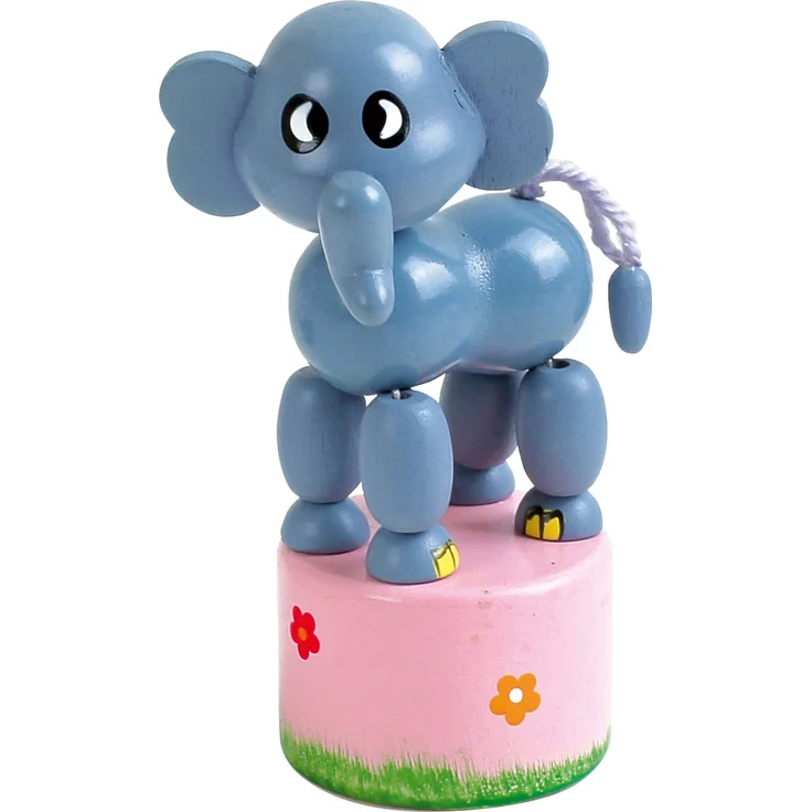 Legler 7924 Drücktiere "Afrika" 6er Set bunt Holz – Bild 2