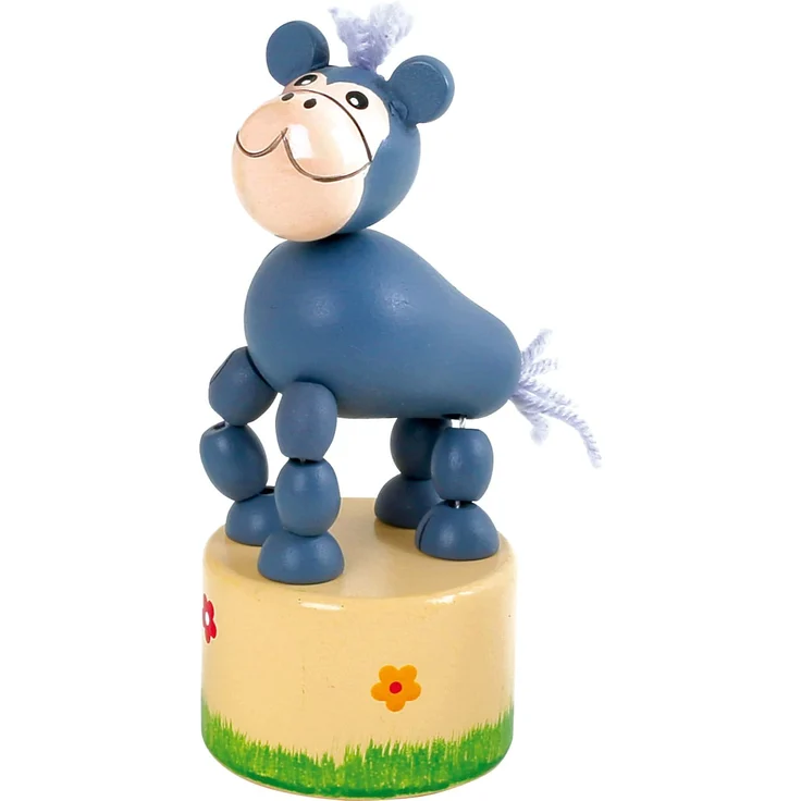 Legler 7924 Drücktiere "Afrika" 6er Set bunt Holz – Bild 5