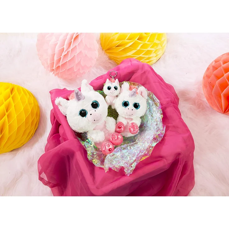 NICI Glubschis: Das Original – Glubschis Schlüsselanhänger Einhorn Milky-Fee 9 cm – Einhorn Kuscheltieranhänger mit Schlüsselring für Schlüsselband, Schlüsselbund & Schlüsselhalter – 45551 – Bild 7