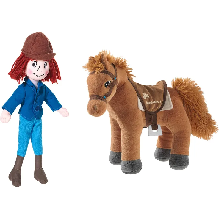 Bibi & Tina 519619 - Kuschelset, bunt/braun, Sortiert