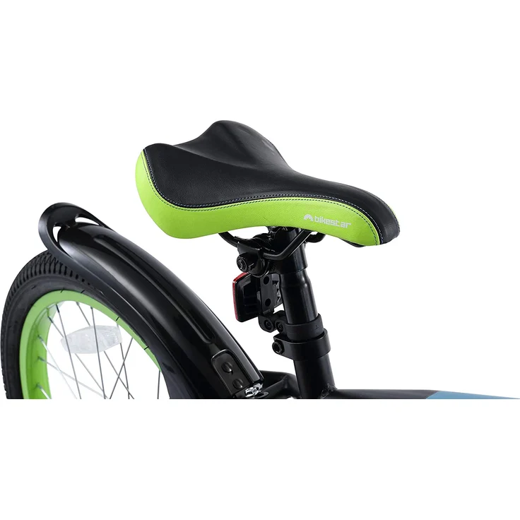 Bikestar Kinderfahrrad Urban Jungle Schwarz / Grün, 18 Zoll - Preisvergleich – Bild 5