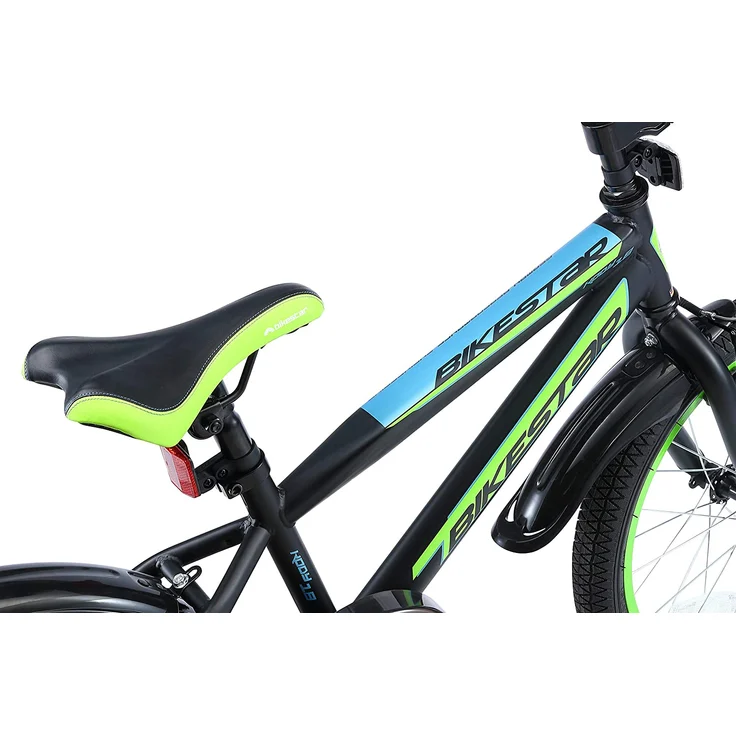 Bikestar Kinderfahrrad Urban Jungle Schwarz / Grün, 18 Zoll - Preisvergleich – Bild 8