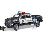 bruder 02505 'RAM 2500 Polizei Pickup mit Polizist', ab 4 Jahren, mit Light and Sound Modul, 1:16