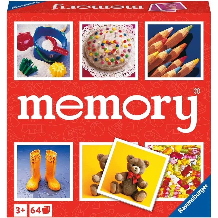 Ravensburger Spiele - 20880 - Junior memory®, der Spieleklassiker für die ganze Familie, Merkspiel für 2-8 Spieler ab 3 Jahren – Bild 2