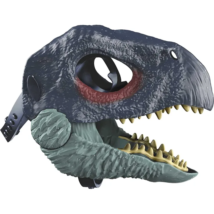 Jurassic World GWY33 - Dominion Therizinosaurus Dinosaurier Maske mit zu öffnendem Kiefer, vom Film inspirierte realistische Textur und Farbe, Augen- und Nasenöffnung; Spielzeug ab 4 Jahren