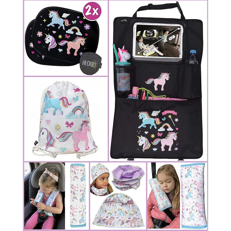 1x HECKBO® Auto Einhorn Mädchen Gurtschutz Schulterpolster Gurtschoner Schulterkissen Autositze Gurtpolster für Kinder & Erwachsene – Bild 7