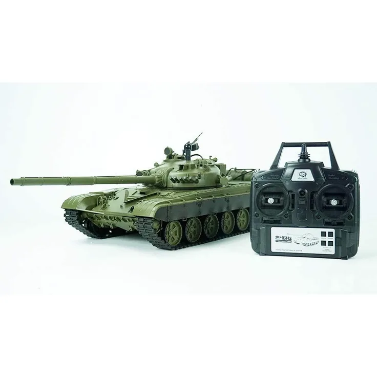 Ferngesteuerter Panzer mit Schuss "Russicher T-72" Heng Long 1:16, Stahlgetriebe -2,4Ghz -V 6. 0