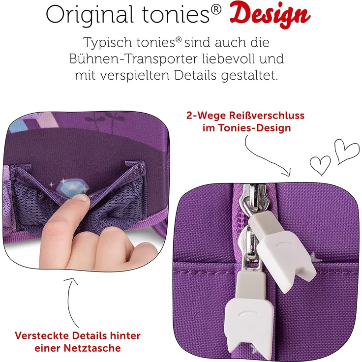 Tonies 'Bühnen-Transporter Hinter dem Regenbogen', zum Transport der Toniebox und der Toniefiguren – Bild 6