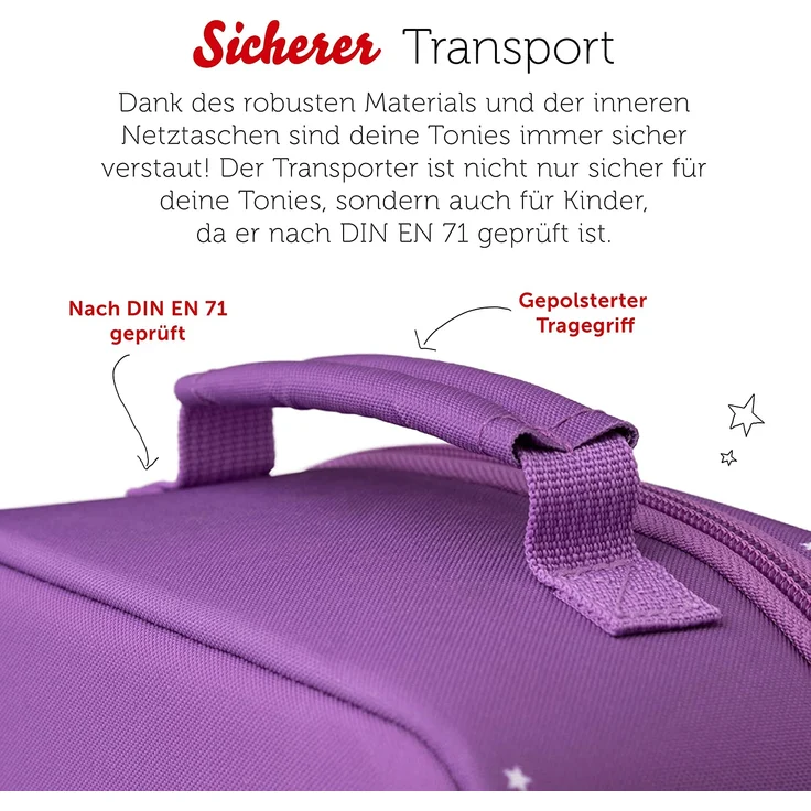 Tonies 'Bühnen-Transporter Hinter dem Regenbogen', zum Transport der Toniebox und der Toniefiguren – Bild 4