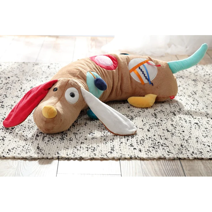 sigikid, Mädchen und Jungen, Aktiv-Spielkissen Hund, Play-Q, Mehrfarbig, 40999 – Bild 3