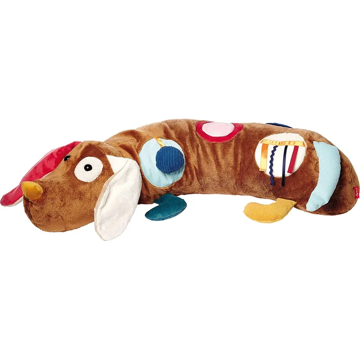 sigikid, Mädchen und Jungen, Aktiv-Spielkissen Hund, Play-Q, Mehrfarbig, 40999 – Bild 1