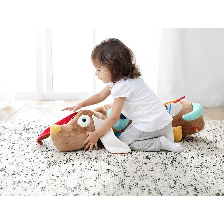 sigikid, Mädchen und Jungen, Aktiv-Spielkissen Hund, Play-Q, Mehrfarbig, 40999 – Bild 2