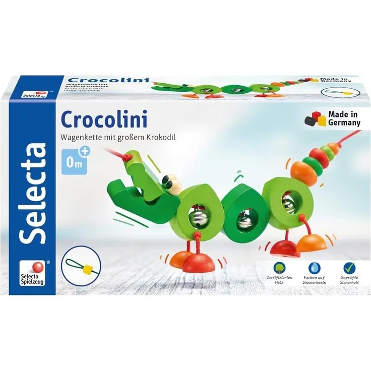 Selecta 61016 Crocolini, Kinderwagenkette, 56 cm