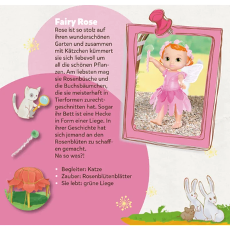 Zapf BABY born Storybook Fairy Rose 18cm – Bild 6
