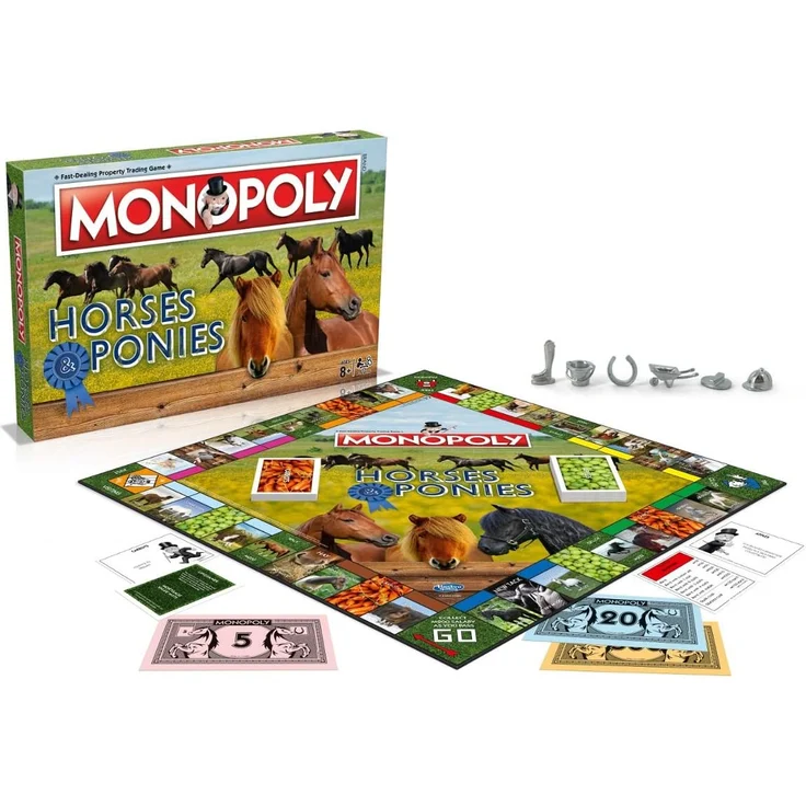 Winning Moves 1656 Pferde und Ponys Monopoly Spiel – Bild 2