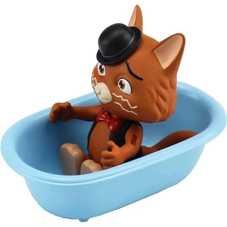 Smoby 180116 Spielfigur Stink mit Badewanne, Figur aus der 44 Cats Serie, für Kinder ab 3 Jahren, Mehrfarbig