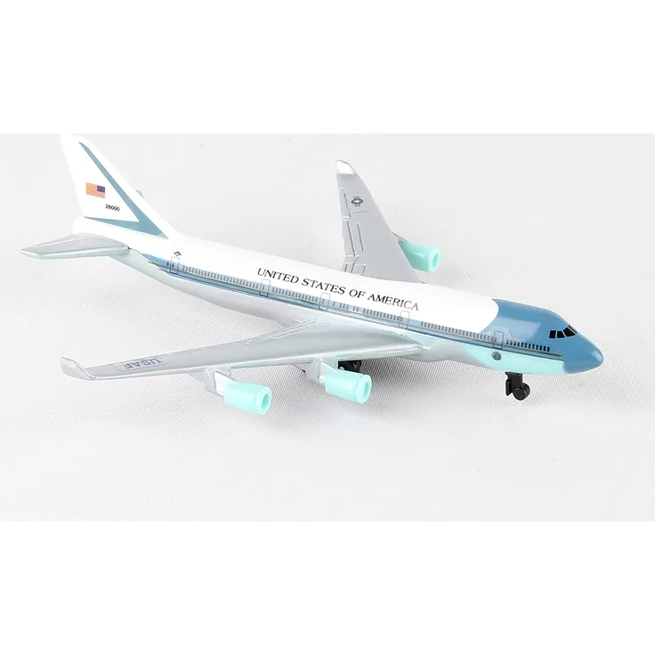 herpa 86RT-5734 Single Airplane Air Force One-in Miniatur zum Basteln Sammeln und als Geschenk, Mehrfarbig