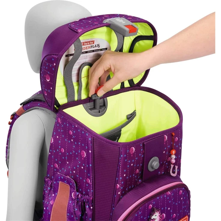 Step by Step Cloud 'Dreamy Unicorn Nuala', Schulranzen-Set, 5-teilig, 19 Liter, lila – Bild 7