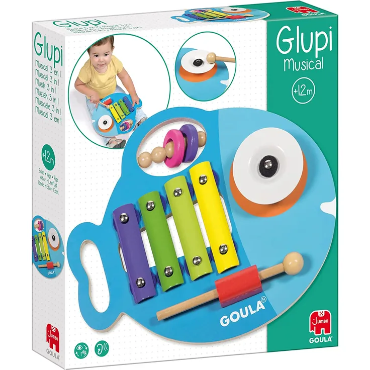 Jumbo Spiele D53143 - Glupi Musik 3 in 1