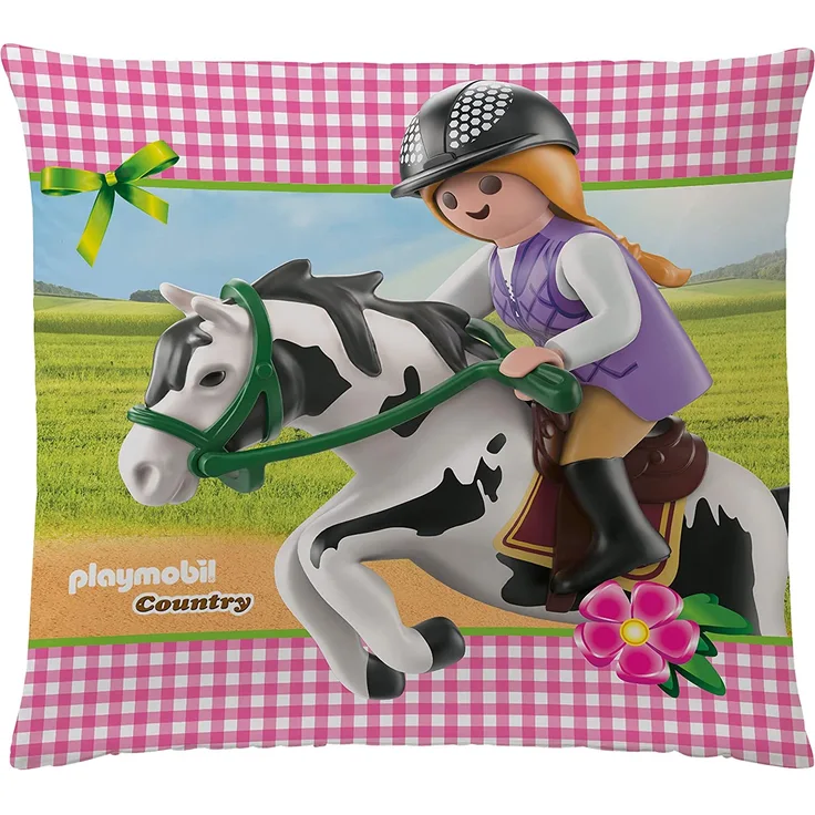 Kissen Playmobil Country Pferd 40 x 40 cm