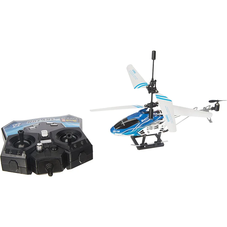 Revell Control RC Helikopter, ferngesteuerter Hubschrauber für Einsteiger, 2,4 GHz Fernsteuerung, einfach zu fliegen, Gyro, stabiles Chassis, LED-Beleuchtung, USB-Ladegerät - SKY FUN 23982 – Bild 4